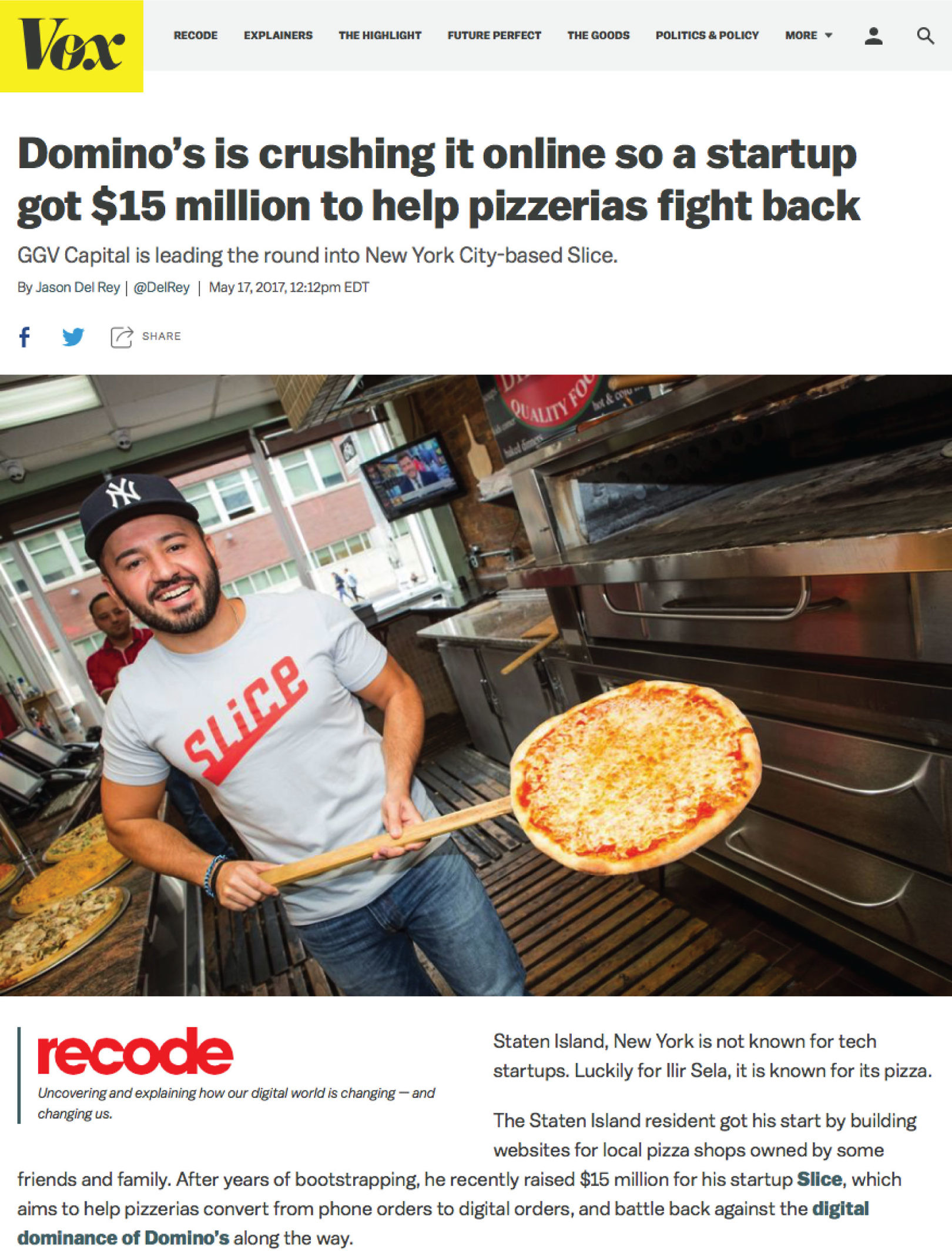 Slice Pizza | Cue